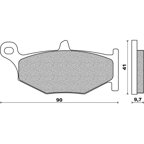 Brzdové doštičky NEWFREN FD0402TS1 (zmes ROAD TOURING SINTERED) 2 ks v balení