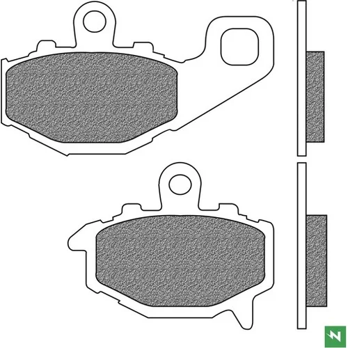 Brzdové doštičky NEWFREN FD0207TS1 (zmes ROAD TOURING SINTERED) 2 ks v balení