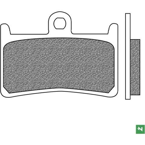 Brzdové doštičky NEWFREN FD0190SP1 (zmes ROAD TT PRO SINTERED) 2 ks v balení