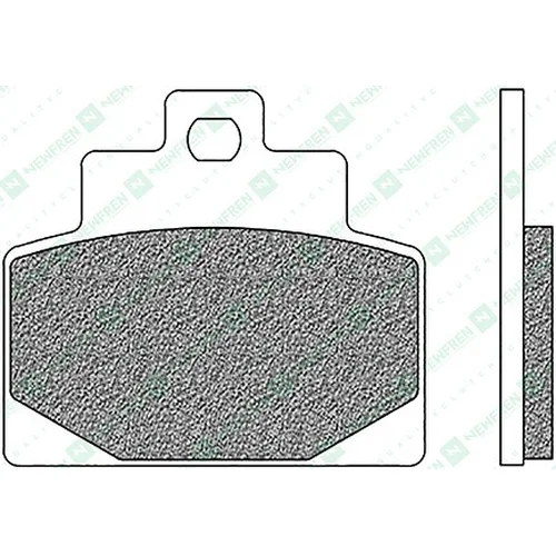 Brzdové doštičky NEWFREN FD0510SE1 (zmes SCOOTER ELITE SINTERED) 2 ks v balení