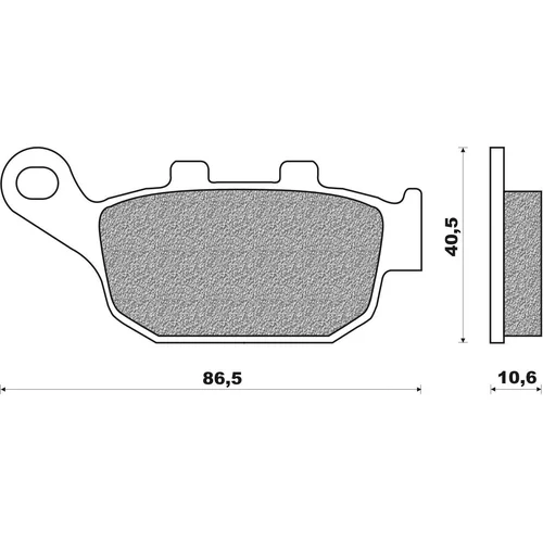 Brzdové doštičky NEWFREN FD0136TS1 (zmes ROAD TOURING SINTERED) 2 ks v balení