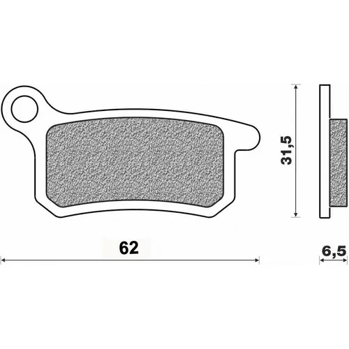 Brzdové doštičky NEWFREN FD0354SD1 (zmes OFF ROAD DIRT SINTERED) 2 ks v balení