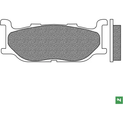 Brzdové doštičky NEWFREN FD0183TS1 (zmes ROAD TOURING SINTERED) 2 ks v balení