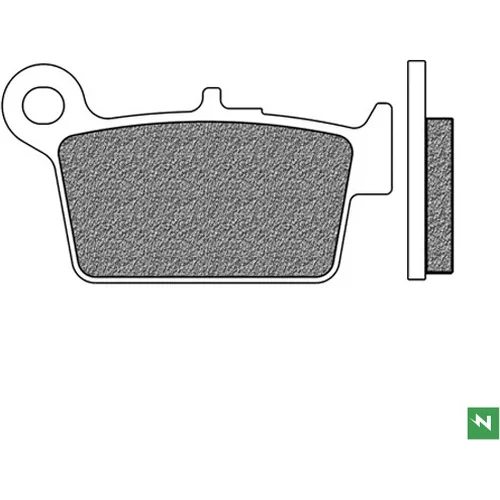 Brzdové doštičky NEWFREN FD0398SD1 (zmes OFF ROAD DIRT SINTERED) 2 ks v balení