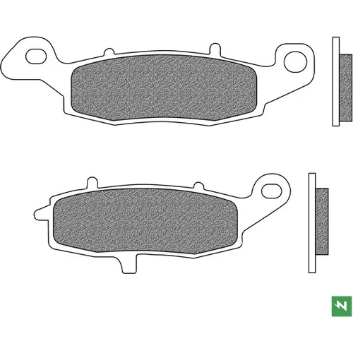 Brzdové doštičky NEWFREN FD0227SP1 (zmes ROAD TT PRO SINTERED) 2 ks v balení