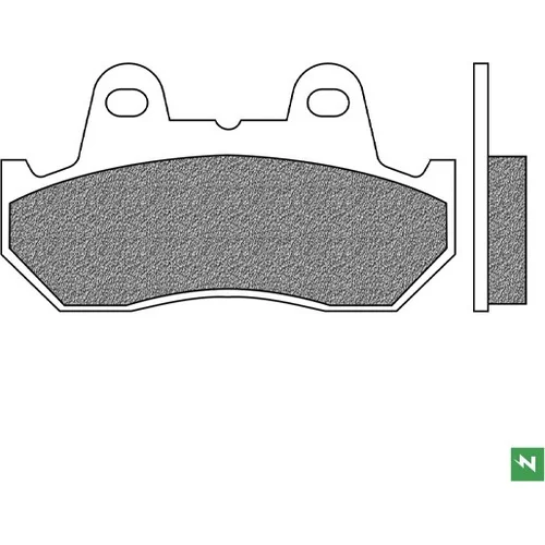 Brzdové doštičky NEWFREN FD0054TS1 (zmes ROAD TOURING SINTERED) 2 ks v balení