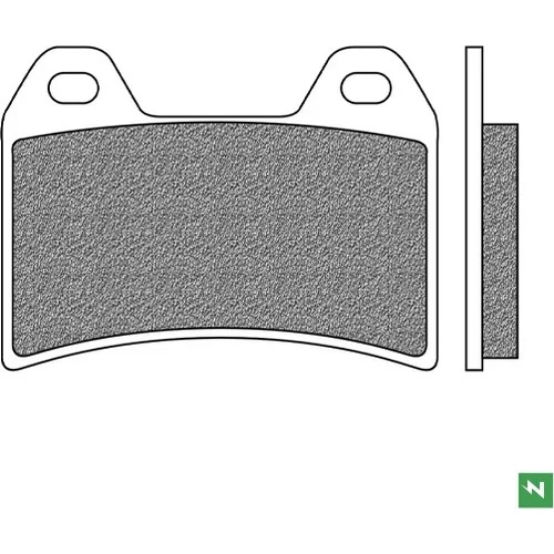 Brzdové doštičky NEWFREN FD0221TS1 (zmes ROAD TOURING SINTERED) 2 ks v balení