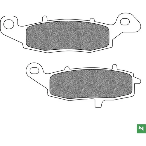 Brzdové doštičky NEWFREN FD0228SP1 (zmes ROAD TT PRO SINTERED) 2 ks v balení