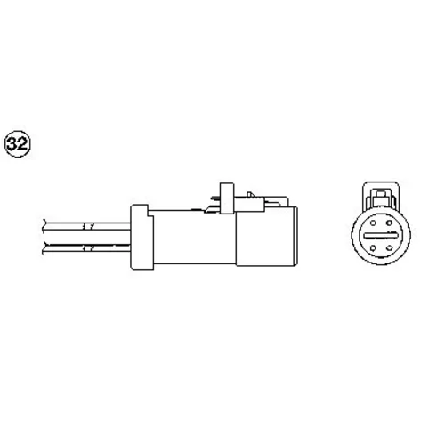 Lambda sonda NGK 90523