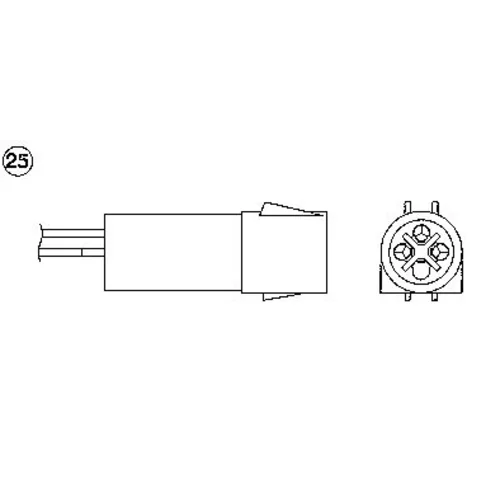 Lambda sonda 1729 /NGK/ - obr. 1