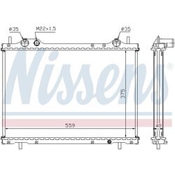 Chladič motora NISSENS 61792A - obr. 5
