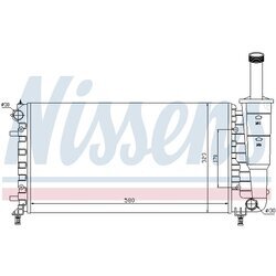 Chladič motora NISSENS 61888 - obr. 4