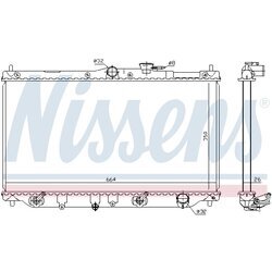 Chladič motora NISSENS 622831 - obr. 1
