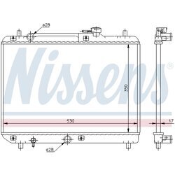 Chladič motora NISSENS 64177 - obr. 4