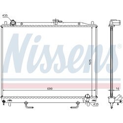 Chladič motora NISSENS 68181A - obr. 5
