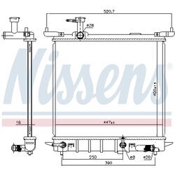 Chladič motora NISSENS 68755 - obr. 4