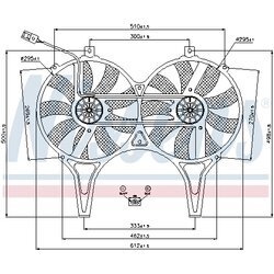 Ventilátor chladenia motora NISSENS 85149 - obr. 5