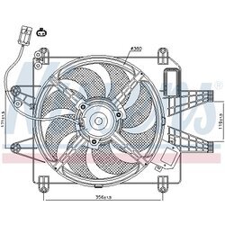 Ventilátor chladenia motora NISSENS 85167 - obr. 5