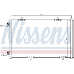 Kondenzátor klimatizácie NISSENS 940333 - obr. 5