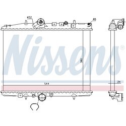 Chladič motora NISSENS 61294A - obr. 4