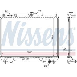 Chladič motora NISSENS 62409A - obr. 5