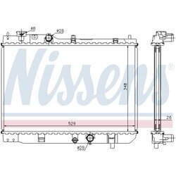 Chladič motora NISSENS 62431A - obr. 5