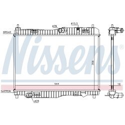 Chladič motora NISSENS 66858 - obr. 4
