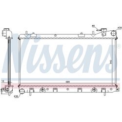 Chladič motora NISSENS 67705A - obr. 5