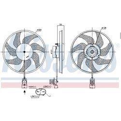 Ventilátor chladenia motora NISSENS 850048 - obr. 5