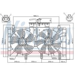 Ventilátor chladenia motora NISSENS 85221 - obr. 6