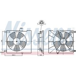 Ventilátor chladenia motora NISSENS 85746 - obr. 5