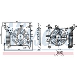 Ventilátor chladenia motora NISSENS 85891 - obr. 6