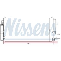 Kondenzátor klimatizácie NISSENS 94884 - obr. 5