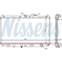 Chladič motora NISSENS 62279A - obr. 4
