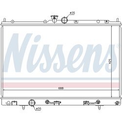 Chladič motora NISSENS 62893 - obr. 4