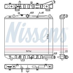 Chladič motora NISSENS 630708 - obr. 4