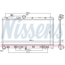 Chladič motora NISSENS 67741 - obr. 5