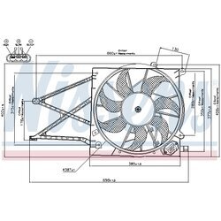 Ventilátor chladenia motora NISSENS 85176 - obr. 5