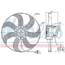 Ventilátor chladenia motora NISSENS 85725 - obr. 5