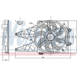 Ventilátor chladenia motora NISSENS 85881 - obr. 5