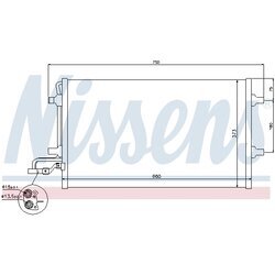 Kondenzátor klimatizácie NISSENS 940154 - obr. 6
