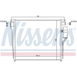 Kondenzátor klimatizácie NISSENS 940643 - obr. 4