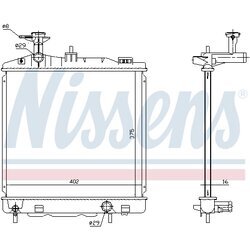 Chladič motora NISSENS 628988 - obr. 4