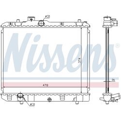 Chladič motora NISSENS 630707 - obr. 4