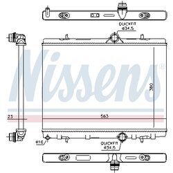 Chladič motora NISSENS 636043 - obr. 4