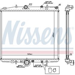 Chladič motora NISSENS 63695A - obr. 5