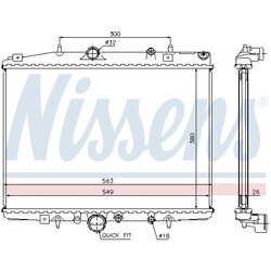 Chladič motora NISSENS 63703 - obr. 4