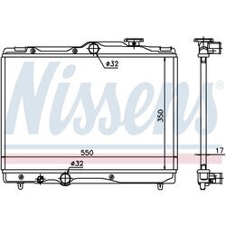 Chladič motora NISSENS 64839 - obr. 4