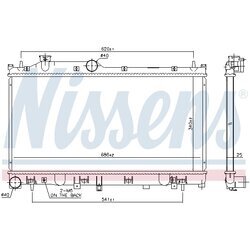 Chladič motora NISSENS 67745 - obr. 4