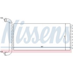 Výmenník tepla vnútorného kúrenia NISSENS 72037 - obr. 5